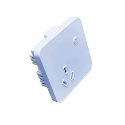 China Australian standard 16A smart socket for room/office/hotel/restaurant housing kit 86*90*39.5mm empty wifi 16A smart socket housing for sale