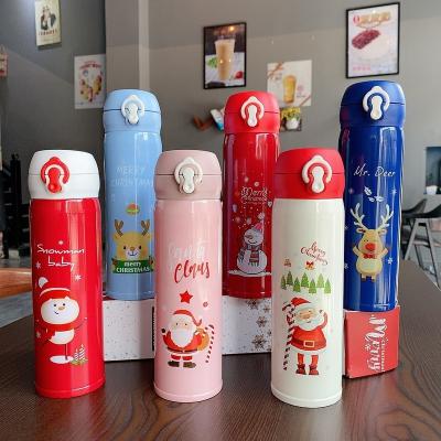 China 2020 Christmas Gifts Stored Water Bottles Hot Selling Double Wall Stainless Steel Outdoor Hot Water Bottles For Kids for sale