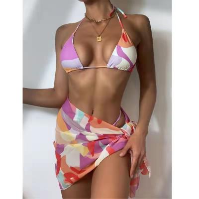 China Breathable Hot Girl Design XXX Sexy Micro Bikini Photos New 3 Pieces Bikinis Set Swimwear for sale