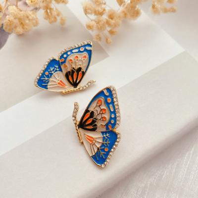 China Amazon Hot Sale Eco-Friendly Pin Back Brooch Brooches Stainless Steel Butterfly Clasp and Pins Bulk for sale