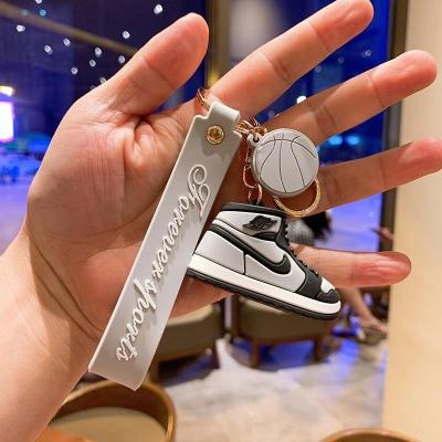 China Wholesale 3D Cute Mini Sneakers AJ Shoes Decoration Jordan Shoe Pattern Keychains Keychains With Box for sale