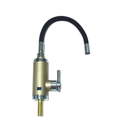 China Instant Electric Water Heater Faucets Stainless Steel Water Spout Water Heater Faucet withTemperature Display for sale