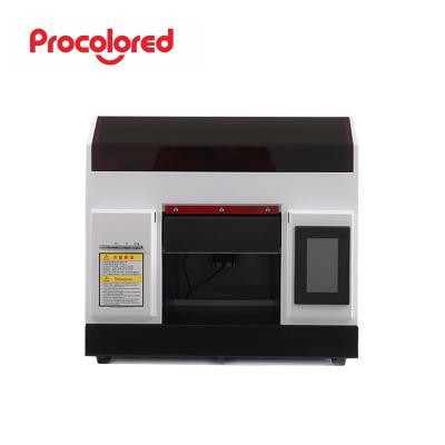 China Garment shops Procolored new arrivals a4 6color photo digital image printer flatbed UV printing machine for sale