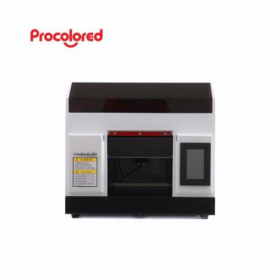 China Garment Shops Procolored High Speed ​​Small Size A4 UV Flatbed T-shirt Printer for sale