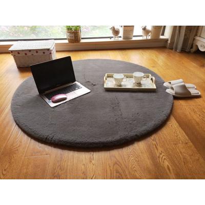 China Wholesale Washable Living Room Anti Slip High Quality Center Rabbit Fur Fluffy Carpet for sale