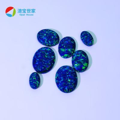 China WHOLESALE China Opal Oval Cabochon Flat Back gemstone set or color fire for jewelry making for sale