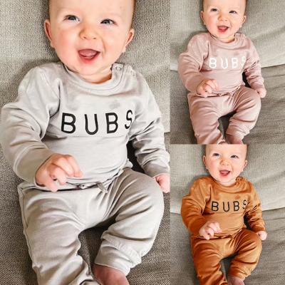 China Breathable JR Wholesale 0 To 5 Years Old Children Clothing Unisex Pajamas Kids Pants Pajamas Sets for sale