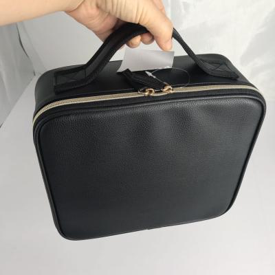 China 2021 Hot Sale Eco PU Leather Makeup Bag Beauty Bag Hard Professional Makeup Case Cosmetic Bags And Cases for sale