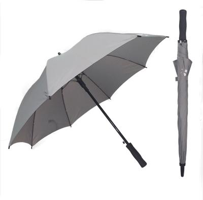 China Windproof 62 Inch Oversized Auto Open Oversize Umbrella Gray Life Extra Large Golf Umbrella Rain Umbrella for sale