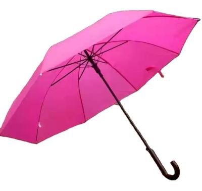 China Traditional Automatic Open Straight Stick Colorful Street Hanging Umbrella For Street Decoration for sale