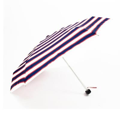 China Minimalist Flat Shape Portable Mini Five Fold Umbrella Rain Women Super Tiny Umbrella Pocket Windproof UV 6K 5FM02 Parasols for sale