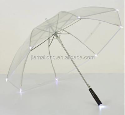 China Innovative New Products Portable Folding Led Umbrella With Battery for sale