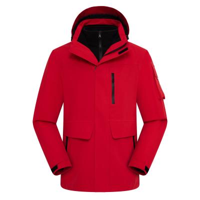 China 100% Breathable Polyester 10000mm Waterproof And Breathable 5000 Fleece Lining Outer Plus Size Color Mens Jackets for sale