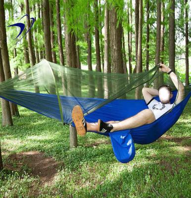 China Contemporary outdoor camping hammock with high quality mosquito net for sale