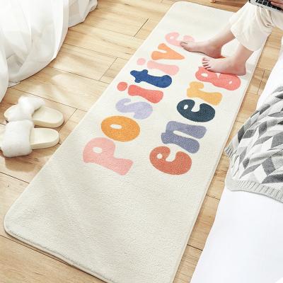 China Simple Design Washable Custom Logo Blanket Hand Embellished Custom 3D Customized Logo Rug Blanket Area Rugs for sale