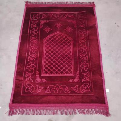 China Stain Resistant Washable Thick Prayer Mat Muslim Prayer Mat for sale