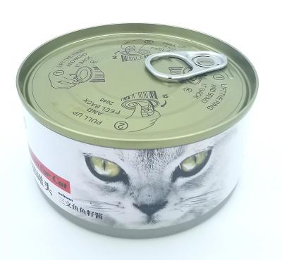 China OEM Sustainable Canned Salmon Caviar Cat Food Classic Canned Pet Food Pets Pet Food for sale