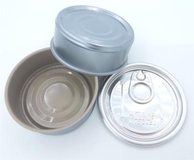 China Food Grade Metal Tin Can Canned Food With EOE Metal Packaging With Easy Open End Tin Cans Customized Manufacturer for sale