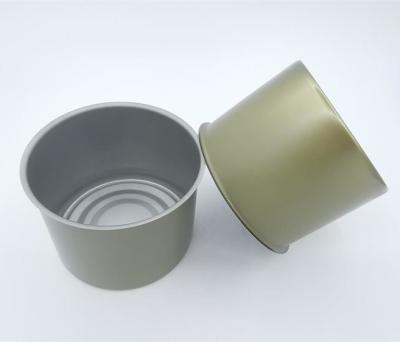 China Canned Food Food Grade Metal Tin Can With EOE Case With Open End Easy Around Tiny Storage Box Maker for sale