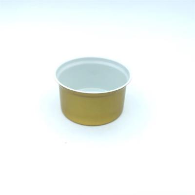 China Canned Food 63.6*38mm Aluminum Metal Tin Box With Lid Easy Open Metal Jar With Empty Customized EOE Tuna Tin Case for sale