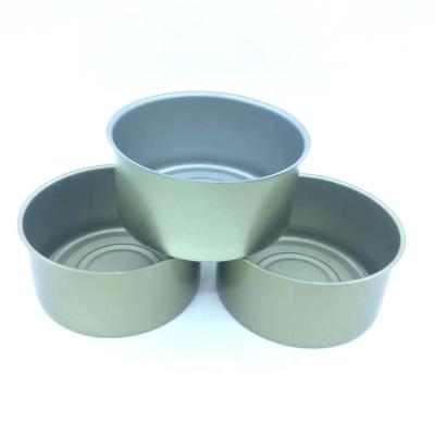 China Custom Metal Tin Can Canned Food With Lid Easy Open Tin Case With Easy Open End Metal Container Maker for sale