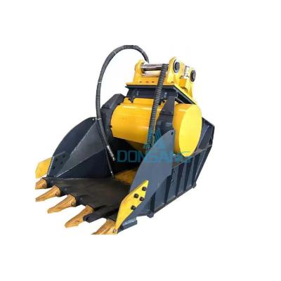 China 10-18 cubo del mandíbula de la demolición de Ton Excavator Crusher Bucket Concrete en venta