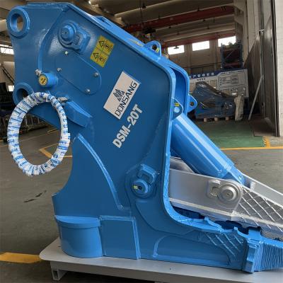 China Hydraulischer Betonpulverator mit Magnet Hochleistungsmaschine geeignet 18 - 20 Tonnen Bagger zu verkaufen