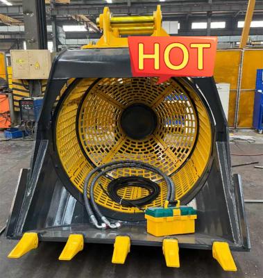 Cina Rotating Screening Bucket Rotating Screening Bucket Excavator Rotating Screening Bucke Crusher Bucket For Sale in vendita