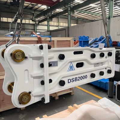 China China OEM Factory Hydraulische steenhamerbreker DONSANG Hydraulische steenhamer voor 20 ton 30 ton graafmachine Hydraulische steenbreker met 135 mm breed chisel HB20G Goede prijs Te koop