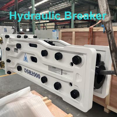 China Ausgrabungsmaschine Hydraulik-Steinbrecher Hydraulik-Steinhammer für 20 Tonnen 30 Tonnen Ausgrabungsmaschine Hydraulik-Steinbrecher mit 135 mm breitem Schiefer HB20G gute Menge heiß verkauft zu verkaufen