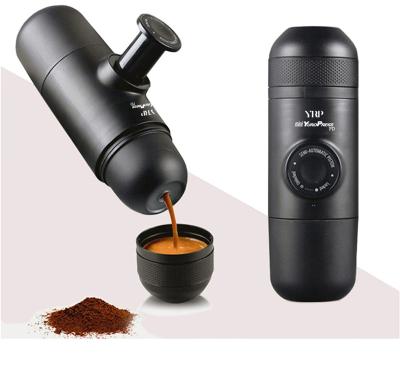 China Food Grade Portable Travel Outdoor Camping Espresso Handheld Coffee Maker for sale