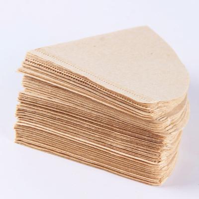 China Coffee viable v-type natural unbleached filter paper for sale