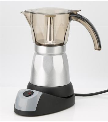 China YRP Food Grade Hot Selling 2-4 Cups 2-4 Cups 220V Portable Aluminum Electric Brikka Moka Pot For Espresso Coffee for sale