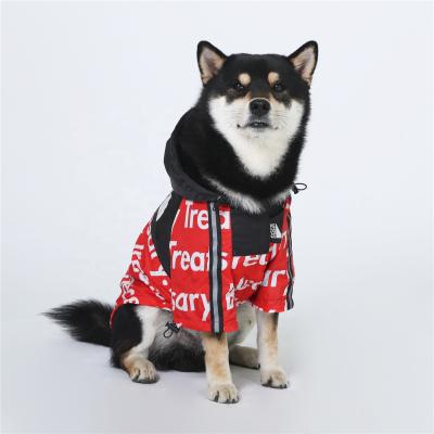 China Viable Manufacturer Directly Provides Tide Brand Four Seasons Pet Raincoat Clothes Two Color For Pet for sale