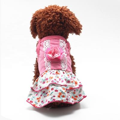 China 2021 Sustainable Cute Small Pets Clothes Cotton Dogs Dress Clothes Pets Pretty Clothes For Lovely Pet for sale