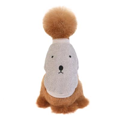 China Viable Creative Pet Clothes Embroidery Pattern Exquisite Process Dog Clothes Soft Pet Clothes For Dog for sale