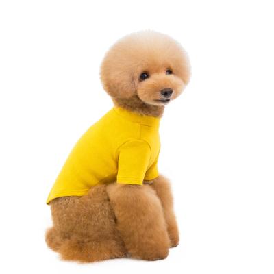 China New Super Soft Durable And Thick Pet Clothes Solid Color Support Pets Shirt Clothes Cute Dogs Clothes For Pet for sale