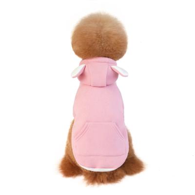 China Sustainable Pets Sweater Clothes Three Colors Dogs Clothes New Bear Fleece Pet Apparel And Clever Accessories Coats And Jackets For Small Animals for sale