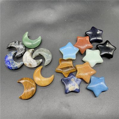 China Moons and Stars Crystal Stones Healing Stones Craft Crystals Semi Natural Crystal Gemstones from Europe for sale