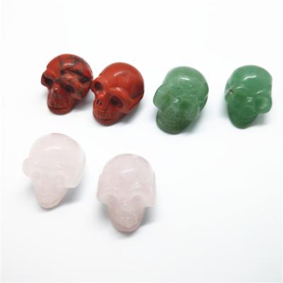 China Europe small size crystal skulls with hole for pendants or bracelet mulit color available for sale