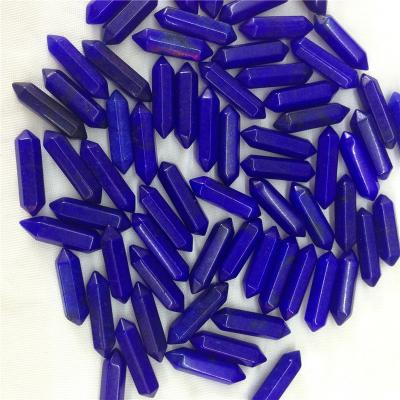 China Crystal Bullet Point Wholesale Small Size 32mm Natural Gemstone Accessory Crystal Craft Hexagon Stone Stone Pendants for sale