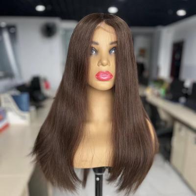 China Jewish Kosher Hair Wigs Stock 100% Virgin European Kosher Jewish Silk Top Medical Wig Good Quality Wholesale Straight Hair for sale