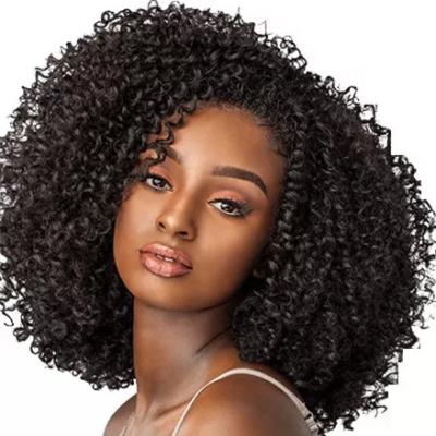 China Factory Good Quality 100% Virgin Direct Curly Curly Black Color Invisible Seamless Loop Hair Clip In Hair Extensions for sale