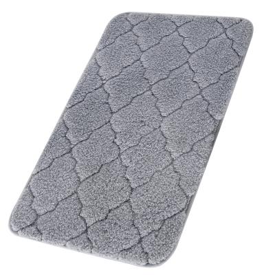 China Durable Super Absorbent Non Slip Bathroom Cover Kitchen Entry Door Mats Bath Tub Mat for sale