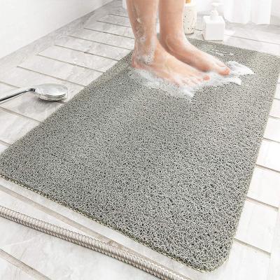 China Viable New Arrive PVC Bath Mats Waterproof Non Slip Bathtub Bathroom Floor Mats for sale