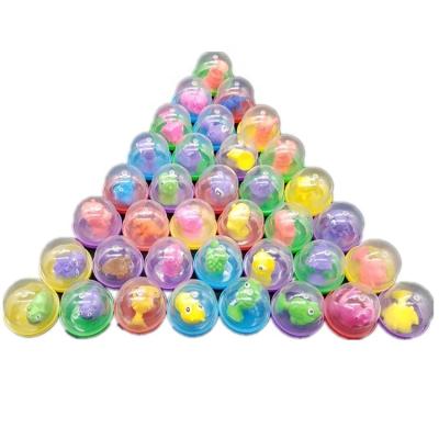 China Funny Plastic Child Assembly Custom Surprise Empty Egg Capsules For Toy Vending Machines for sale