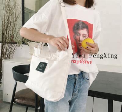 China Pure China color canvas bag hand bill of lading the shoulder bag female simplified Korean version of the student bag for sale