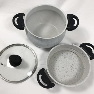 China Sustainable Cooking Pot Set Clay Pots And Pans Set Kitchen Sets Indian Non Stick Non Stick Cooking Pot for sale