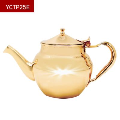 China Viable Classic Palace Gooseneck Kettle Drip Teapot Stainless Steel Tea Coffee Royal Arabic Pot for sale