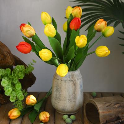 China Modern Tulip simulation flower used in shopping mall table flower tea several decorative flower photo props for sale